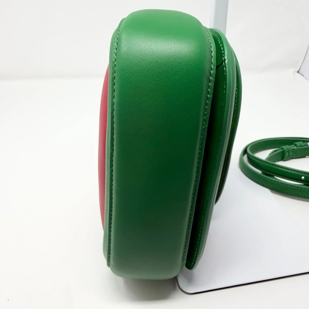 Kate Spade Puffy Watermelon Mini Top Handle bag with crossbody strap - Picture 12 of 17